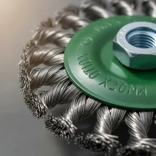 Grata Recta Pro Delta 4 1/2 Acero Inox /11000 Rpm Verde