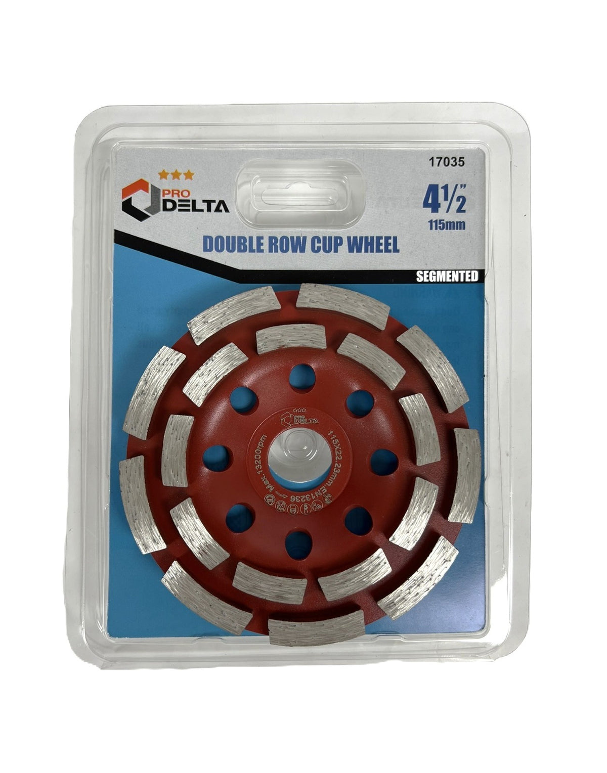 Disco para pulir hormigón de 4 1/2"