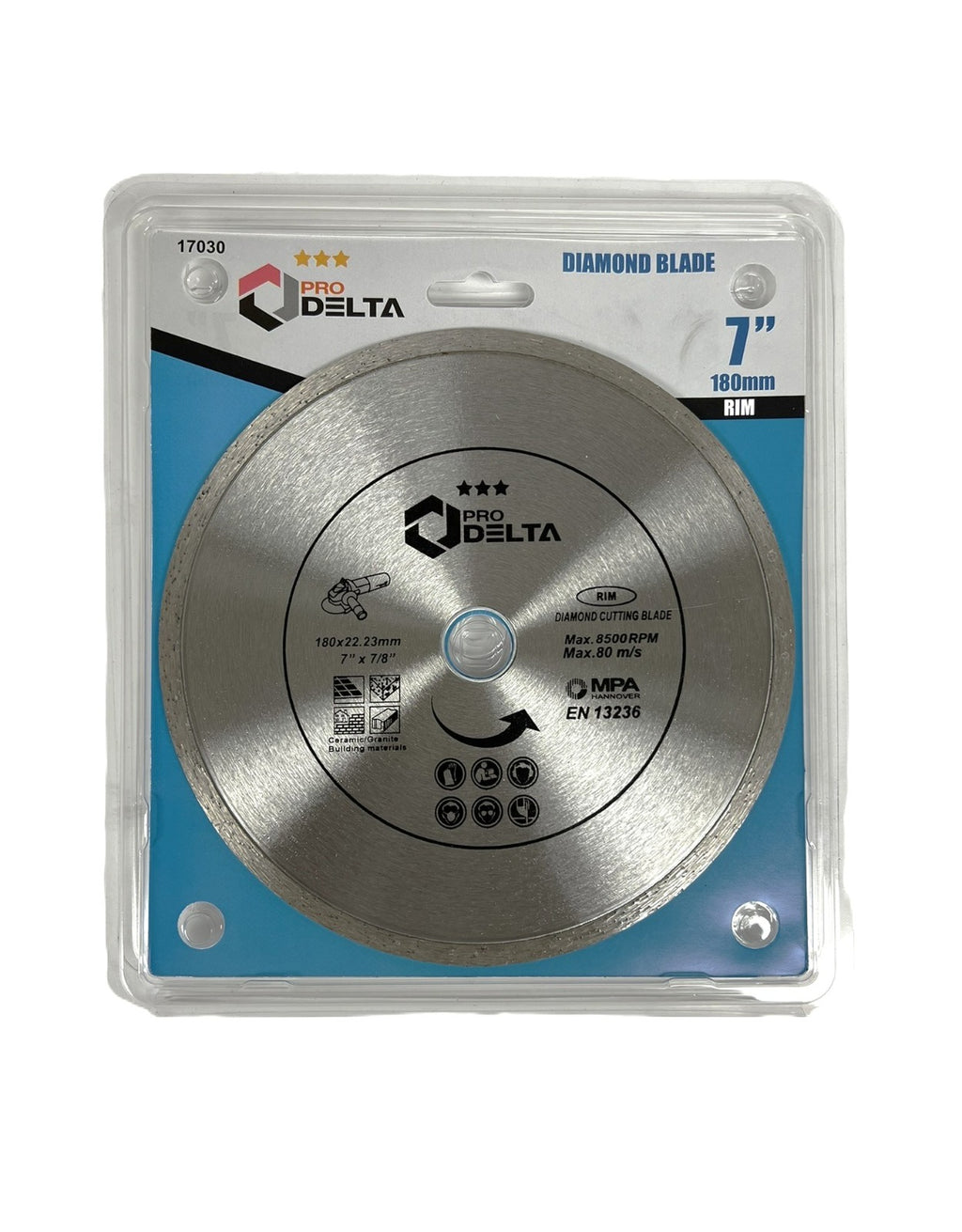 Disco diamantado continuó de 7 "