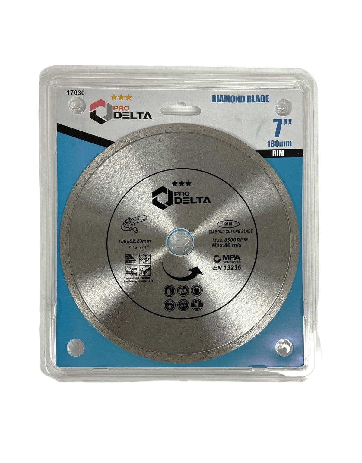 Disco diamantado continuó de 7 "