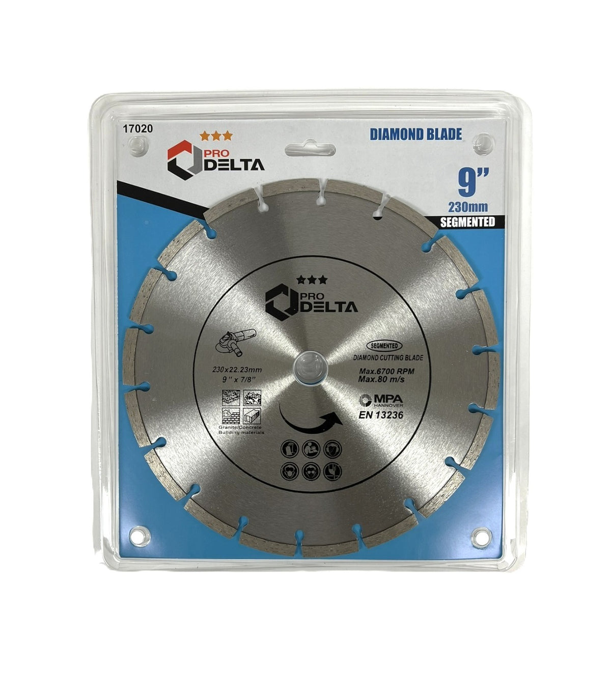 Disco segmentado de 9"