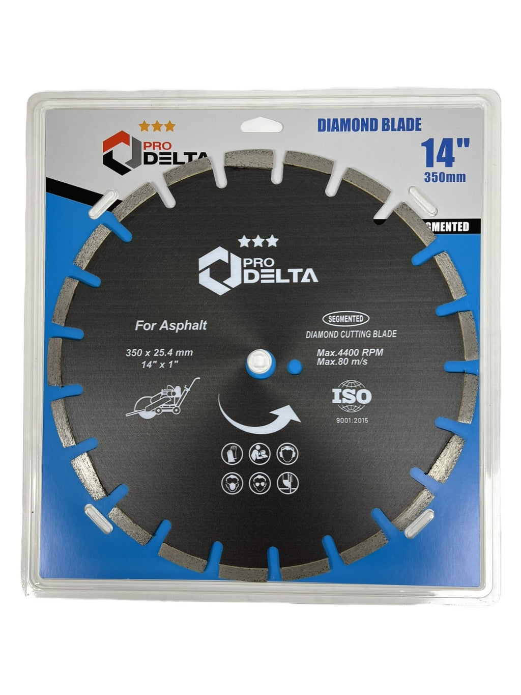 Disco diamantado para asfalto de 14 "