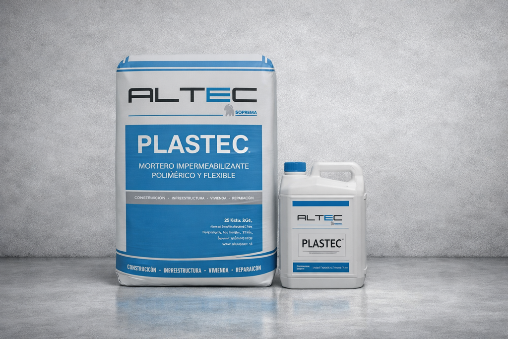 PLASTEC BLANCO (kit A + B 18 kilos) / impermeabilización de albañilería y hormigón