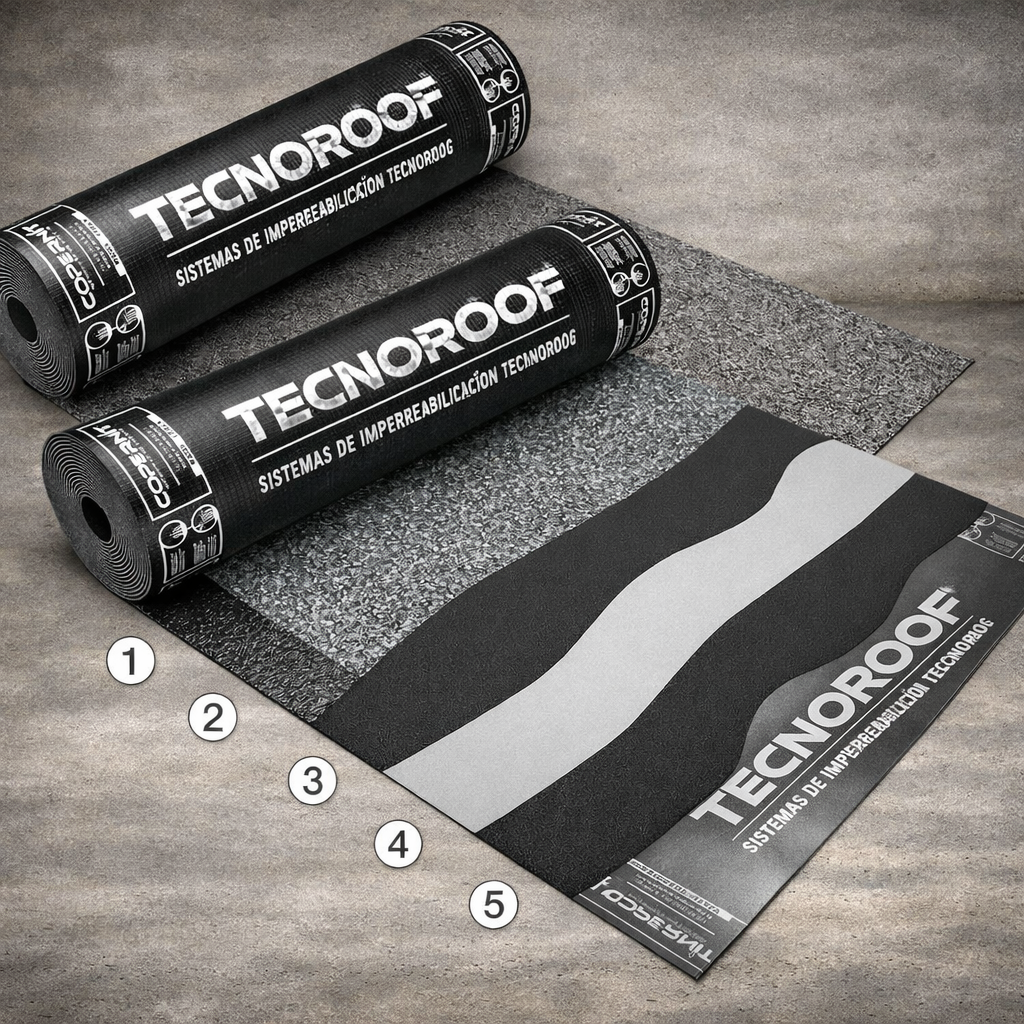 TECNOROOF HP MIN GRIS 4,5 KG (1X10) MTS